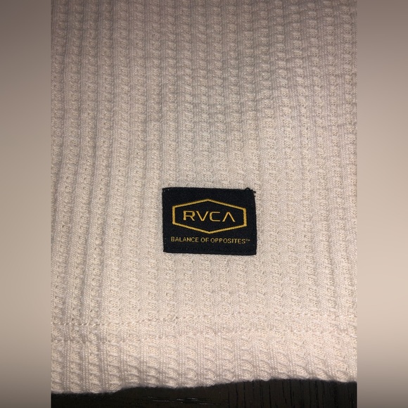 RVCA Cream Crewneck Sweater Size L - Picture 5 of 6